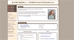 Desktop Screenshot of laurelsmithlaw.com